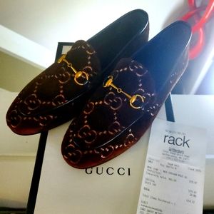 Brown Gucci Loafers